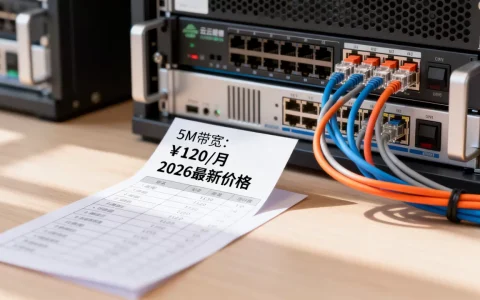 云服务器5m带宽多少钱，2026最新带宽价格表？