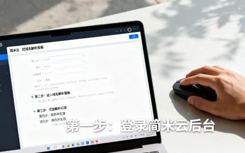 新手怎么用简米云域名解析面板？，操作步骤有哪些？