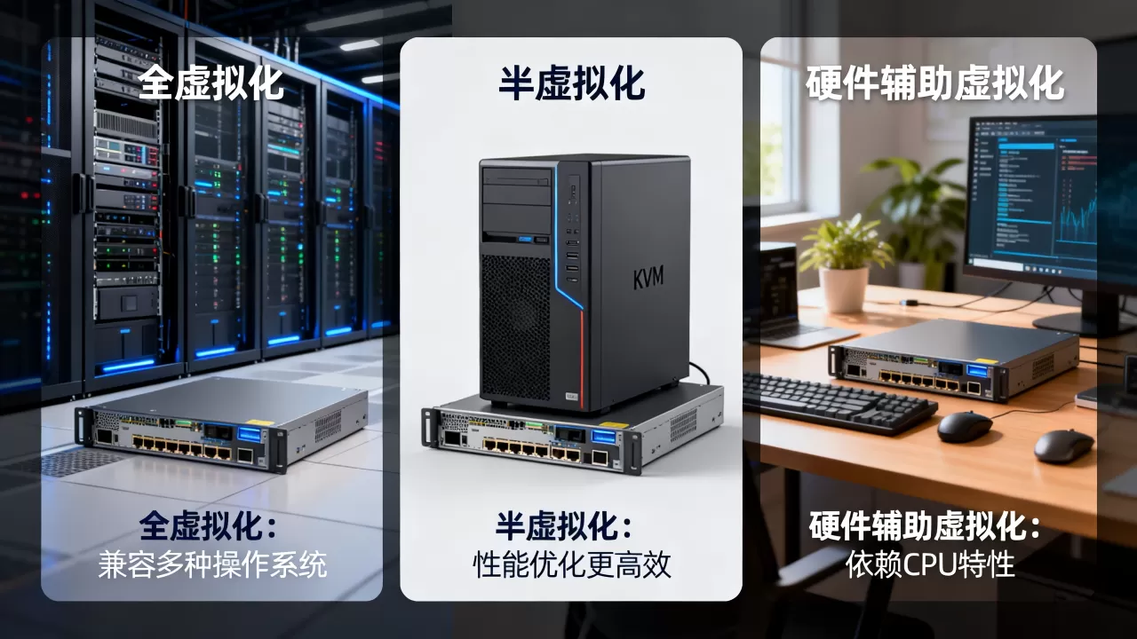 KVM虚拟机有哪几类,不同场景怎么选择? KVM虚拟机有哪几类,不同场景怎么选择?