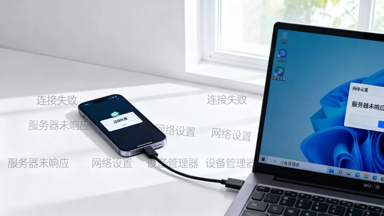 安卓连接win10服务器失败怎么解决,原因是什么? 安卓连接win10服务器失败怎么解决,原因是什么?