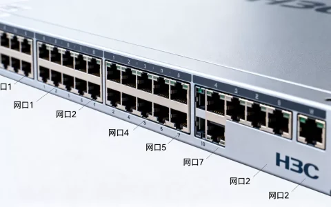 h3c服务器网口如何识别是哪个，h3c服务器网口顺序怎么看