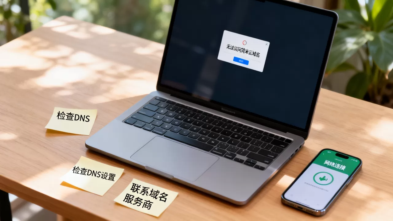 为什么简米云域名突然找不到了,怎么解决? 为什么简米云域名突然找不到了,怎么解决?