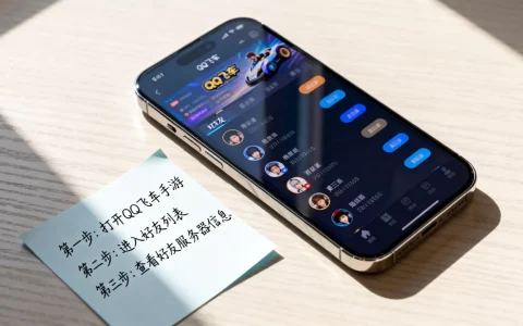 qq飞车手游怎么看好友在哪个服务器，有什么方法？