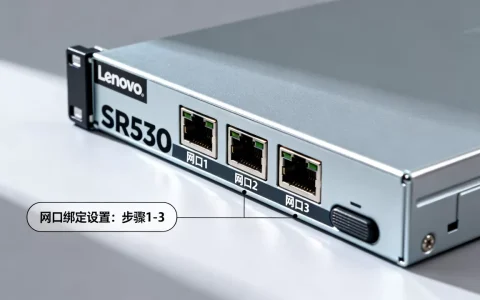 联想SR530服务器3个网口如何使用，服务器网口绑定怎么设置？