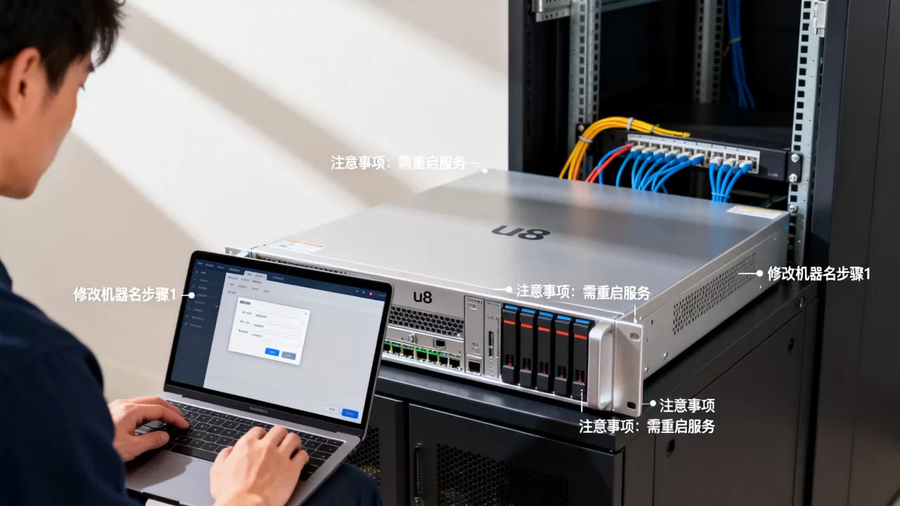 怎么修改u8服务器上的机器名,u8服务器机器名改不了怎么办? 怎么修改u8服务器上的机器名,u8服务器机器名改不了怎么办?