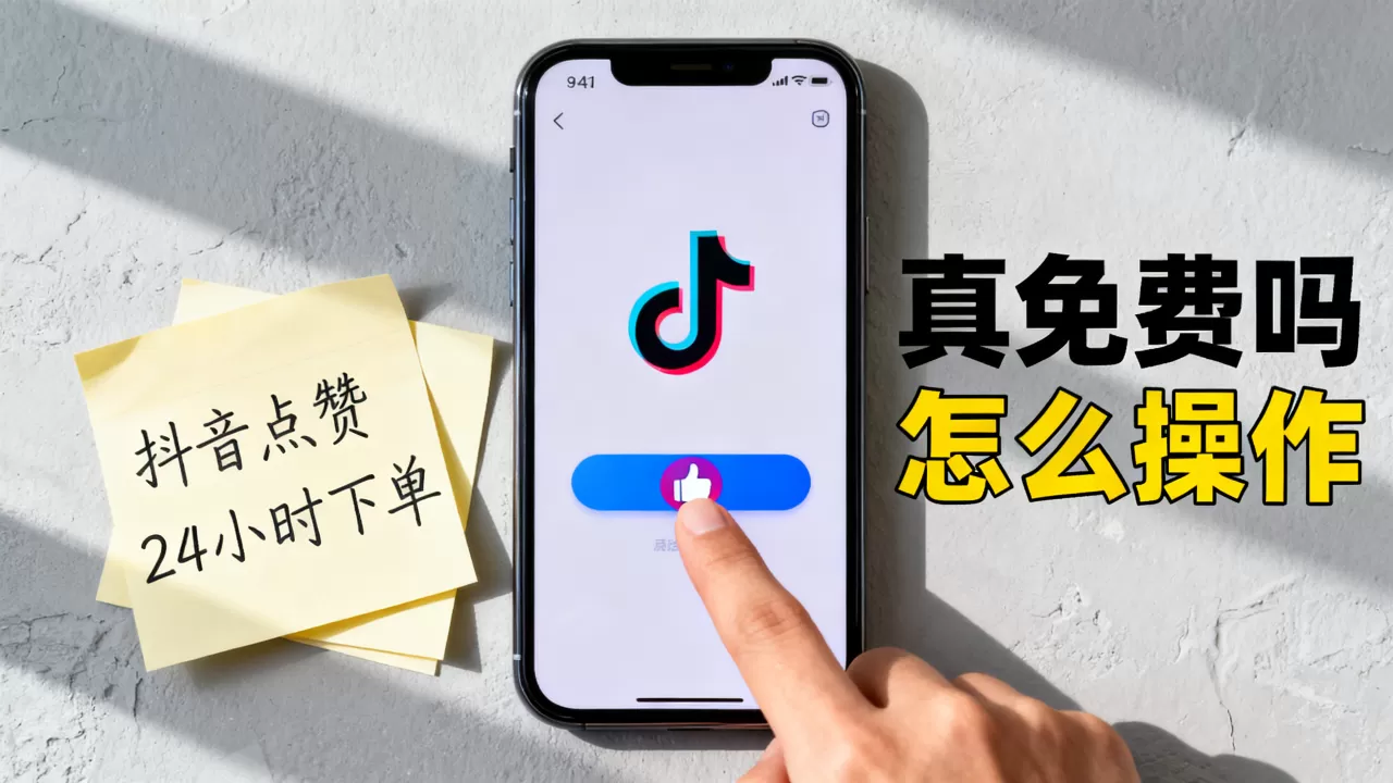 抖音点赞24小时下单真免费吗,怎么操作 抖音点赞24小时下单真免费吗,怎么操作
