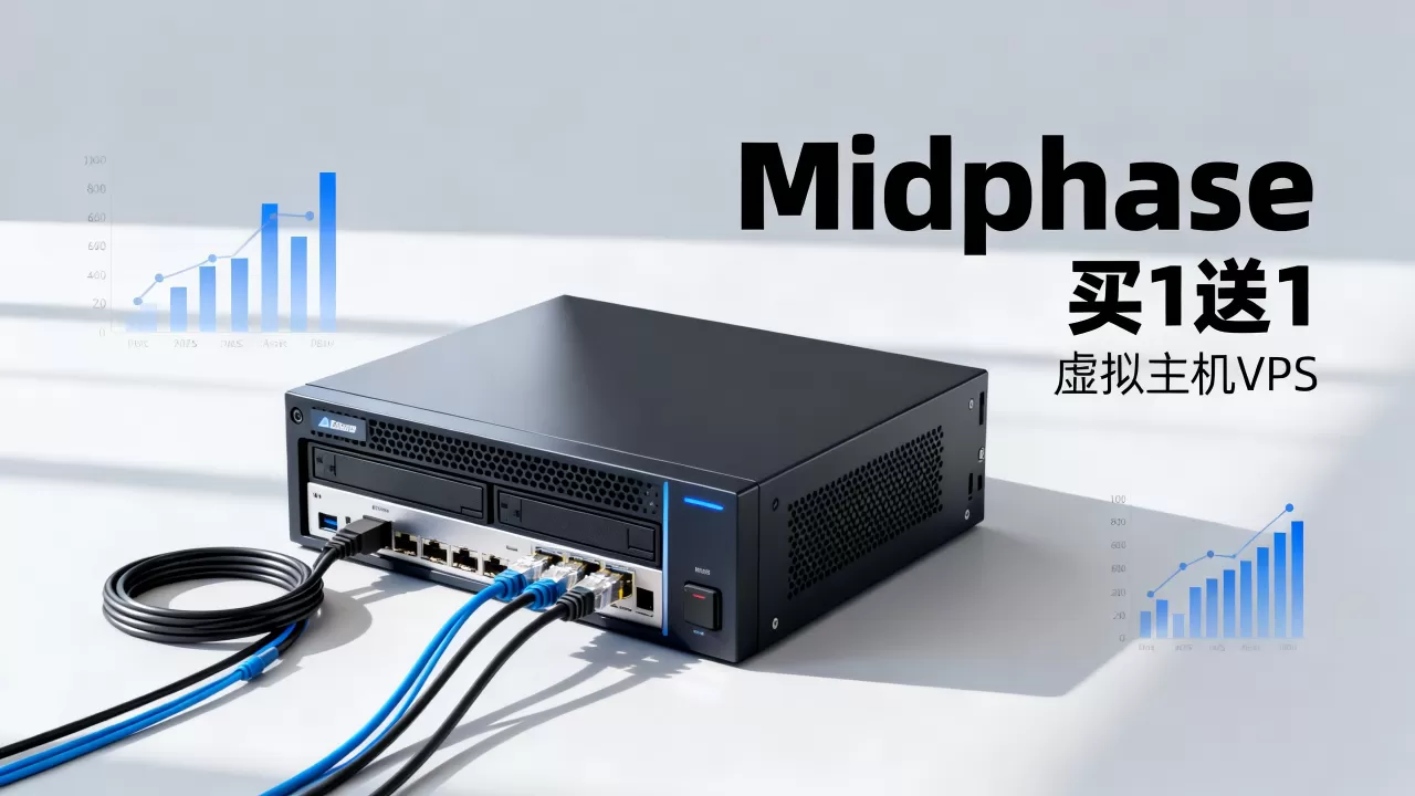 Midphase买1送1划算吗,虚拟主机VPS怎么选? Midphase买1送1划算吗,虚拟主机VPS怎么选?