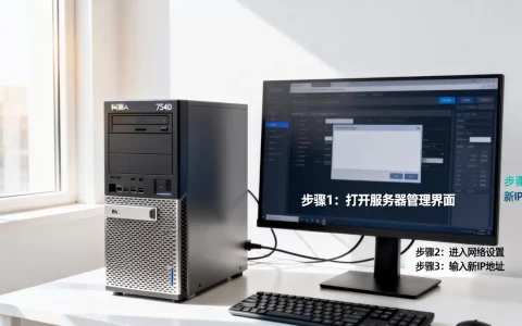 柯美754e服务器怎么改IP地址，操作步骤是什么？