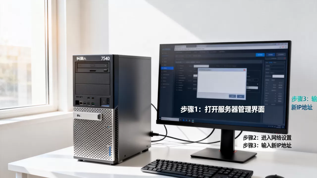 柯美754e服务器怎么改IP地址,操作步骤是什么? 柯美754e服务器怎么改IP地址,操作步骤是什么?