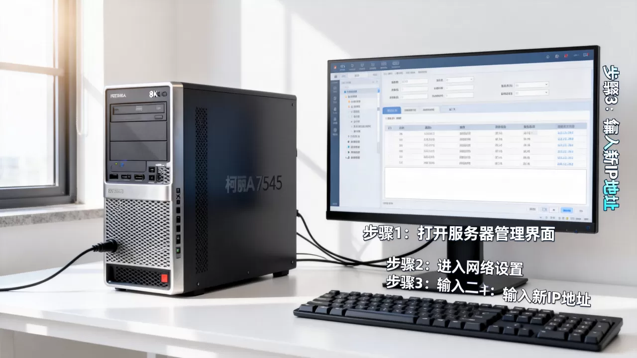 柯美754e服务器怎么改IP地址,操作步骤是什么? 柯美754e服务器怎么改IP地址,操作步骤是什么?