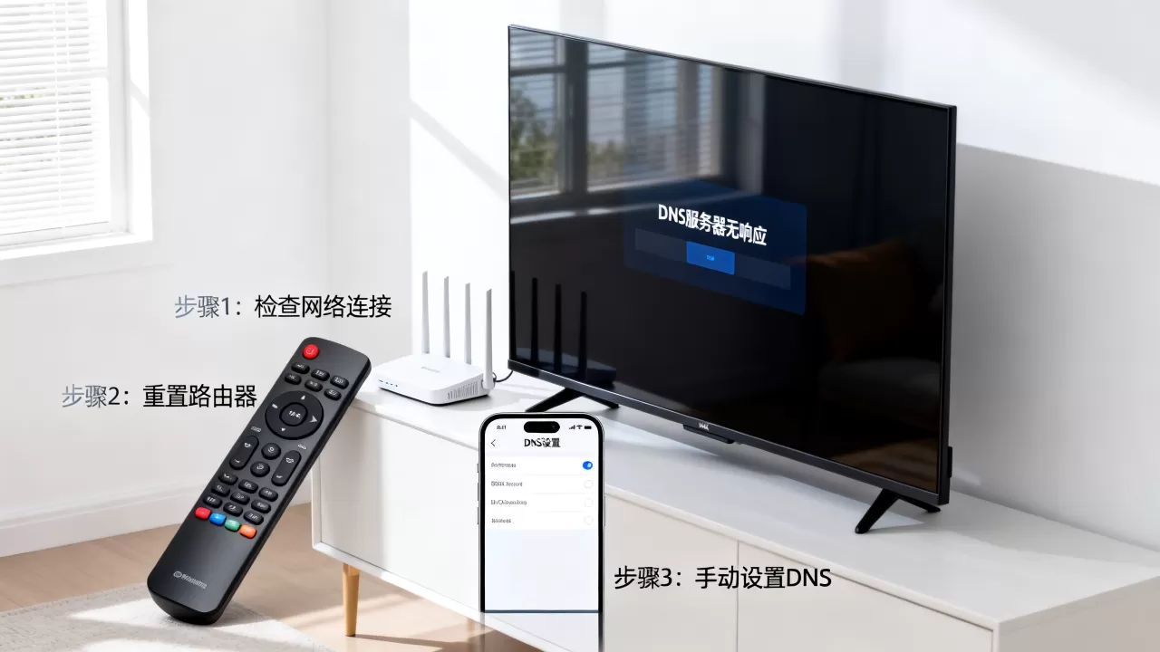 电视dns服务器没有响应怎么办,电视dns设置错误怎么解决? 电视dns服务器没有响应怎么办,电视dns设置错误怎么解决?