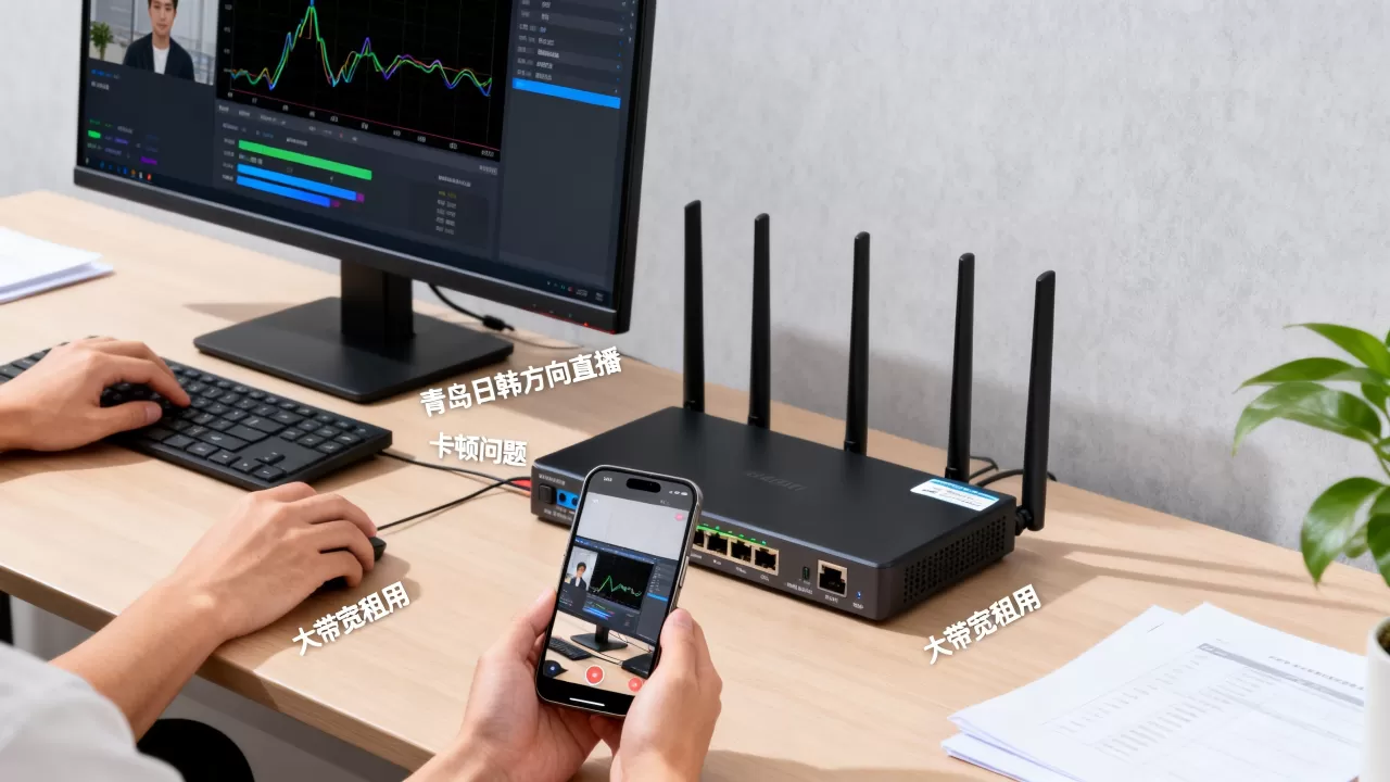 青岛日韩方向直播卡顿怎么办?大带宽租用有用吗? 青岛日韩方向直播卡顿怎么办?大带宽租用有用吗?