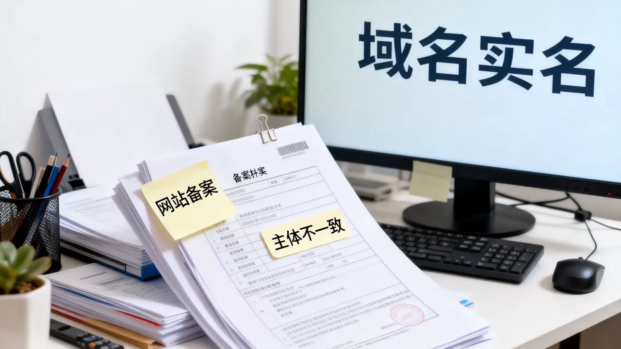 网站备案域名实名与主体不一致有哪些误区,主体信息不一致怎么办 网站备案域名实名与主体不一致有哪些误区,主体信息不一致怎么办
