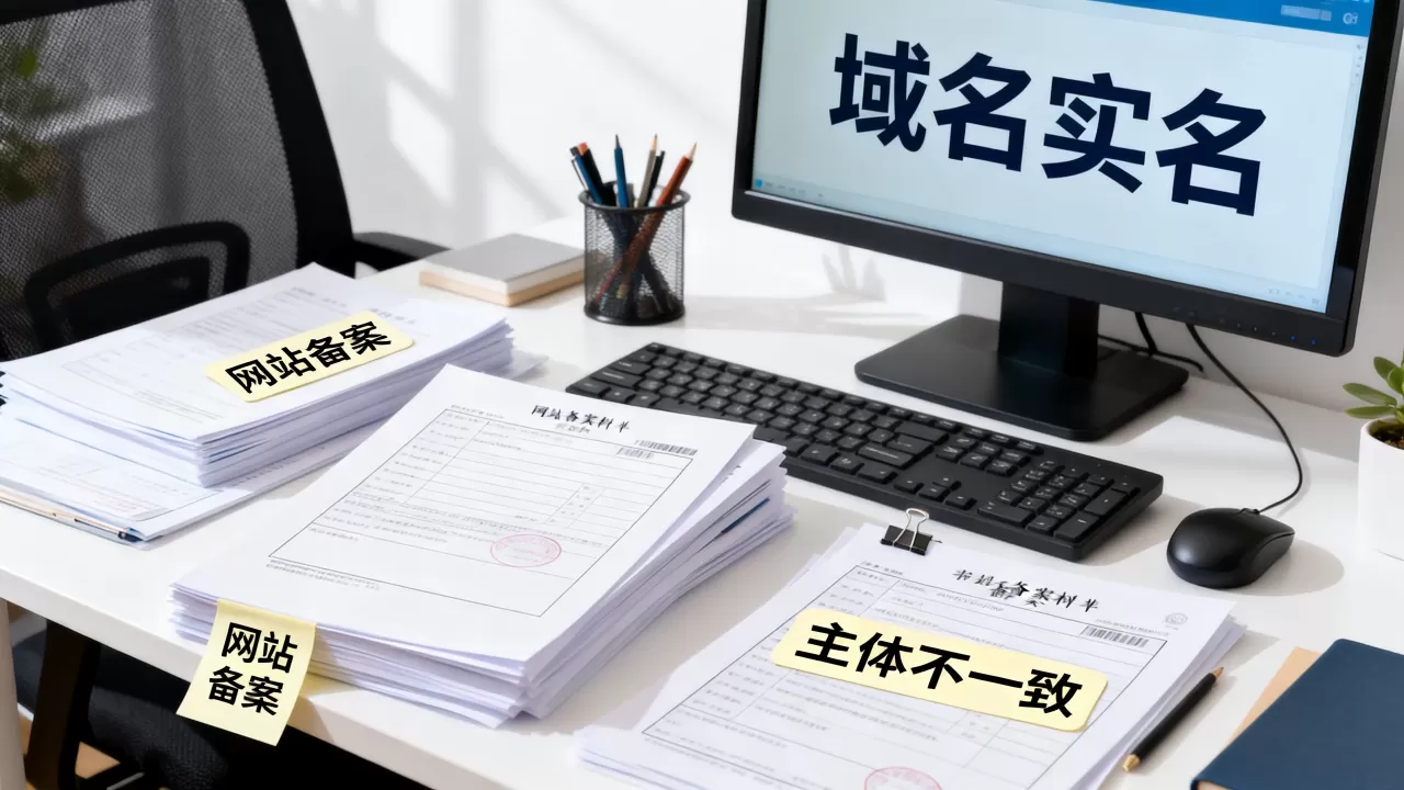 网站备案域名实名与主体不一致有哪些误区,主体信息不一致怎么办 网站备案域名实名与主体不一致有哪些误区,主体信息不一致怎么办
