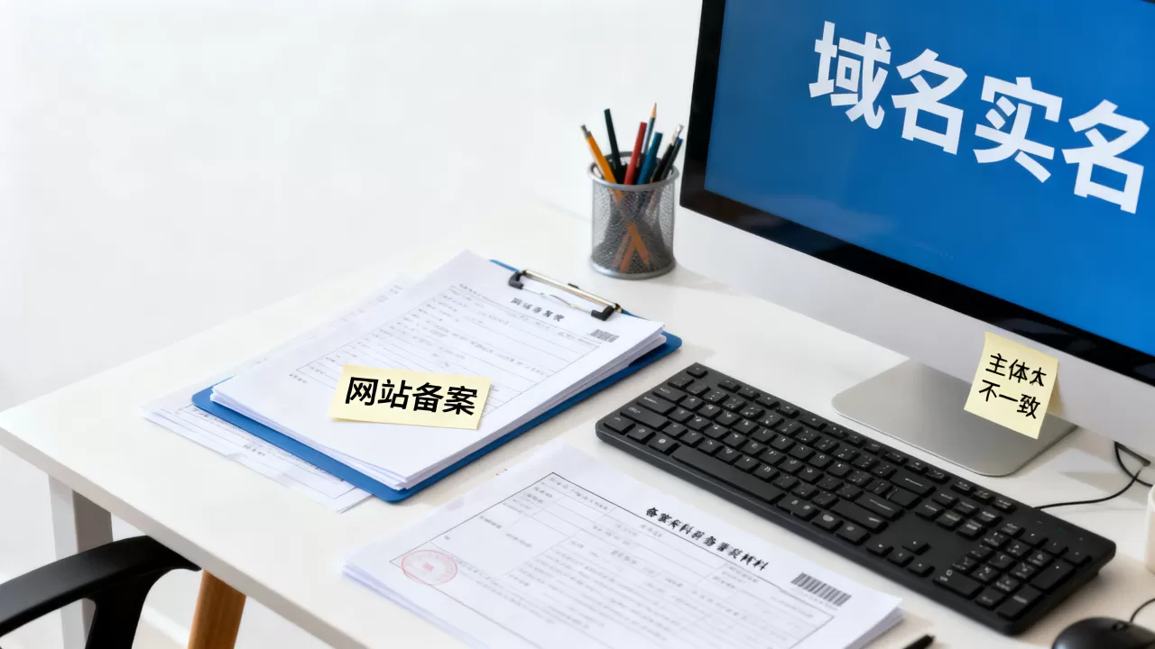 网站备案域名实名与主体不一致有哪些误区,主体信息不一致怎么办 网站备案域名实名与主体不一致有哪些误区,主体信息不一致怎么办