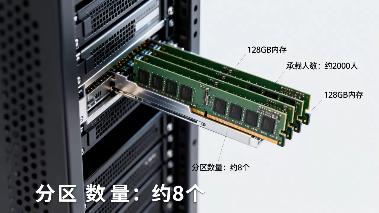 128g内存服务器能承载多少人,128g内存能开几个区? 128g内存服务器能承载多少人,128g内存能开几个区?