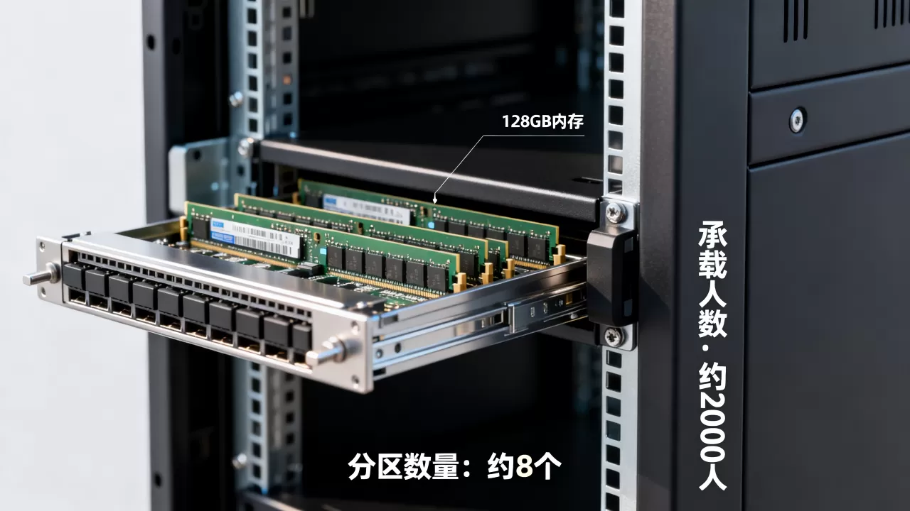 128g内存服务器能承载多少人,128g内存能开几个区? 128g内存服务器能承载多少人,128g内存能开几个区?