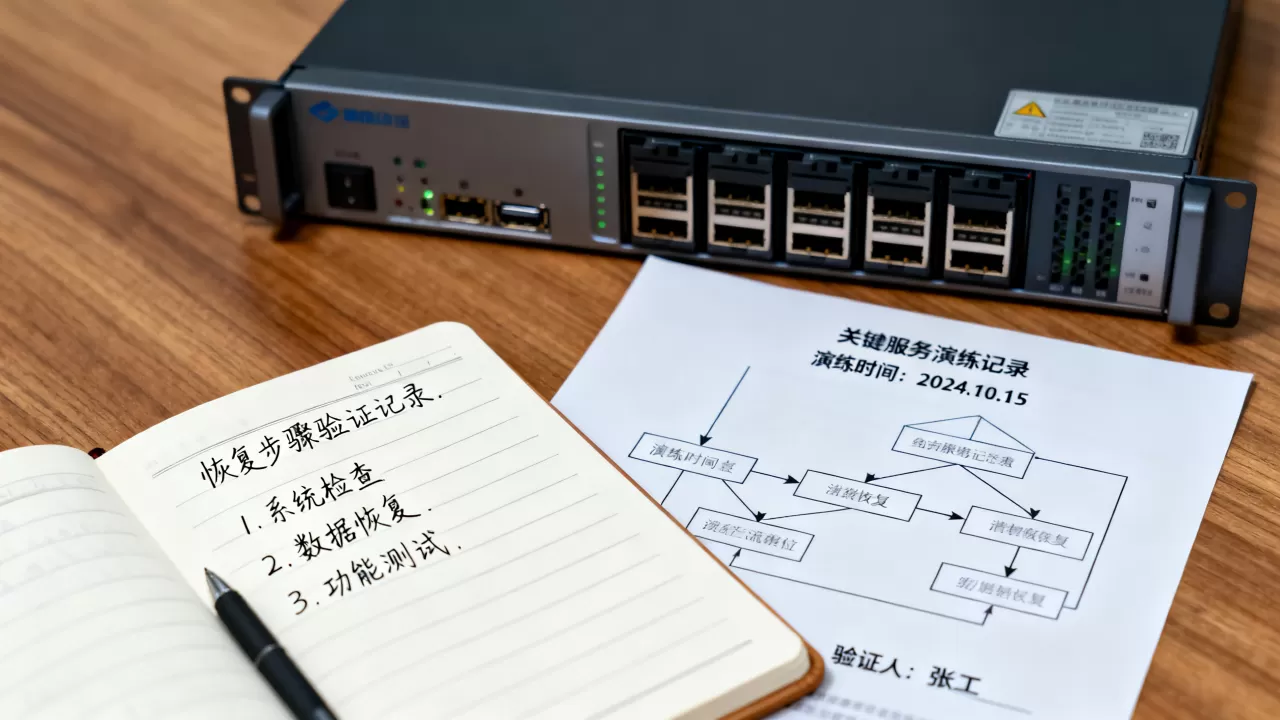如何为关键服务建立演练记录确保恢复可复现?,恢复步骤怎么验证? 如何为关键服务建立演练记录确保恢复可复现?,恢复步骤怎么验证?