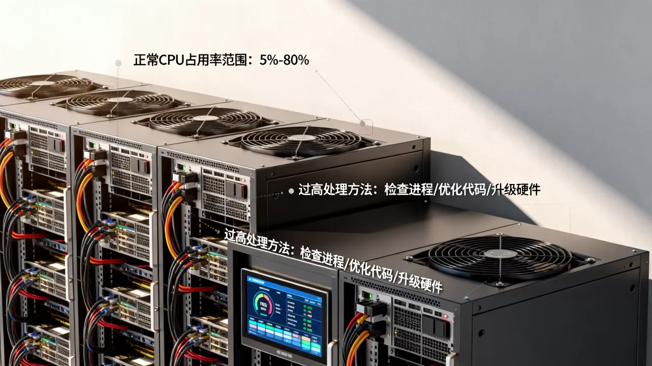 服务器CPU占用率多少算正常,服务器CPU占用过高怎么办 服务器CPU占用率多少算正常,服务器CPU占用过高怎么办