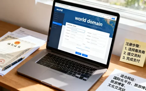 world域名后缀如何注册？，适合做什么网站？