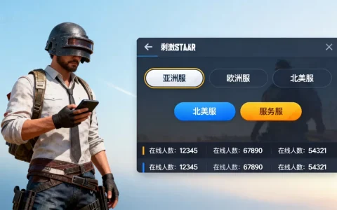 刺激战场到底有哪些服务器可以选呢，哪个服务器人最多？