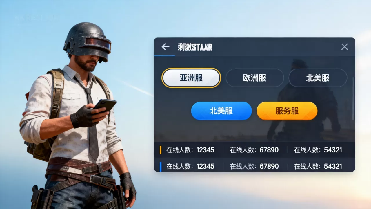 刺激战场到底有哪些服务器可以选呢,哪个服务器人最多? 刺激战场到底有哪些服务器可以选呢,哪个服务器人最多?