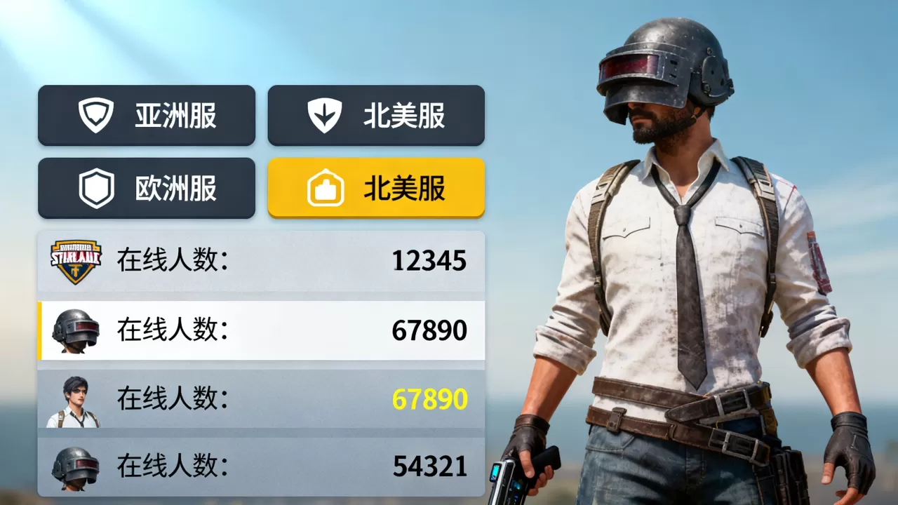 刺激战场到底有哪些服务器可以选呢,哪个服务器人最多? 刺激战场到底有哪些服务器可以选呢,哪个服务器人最多?
