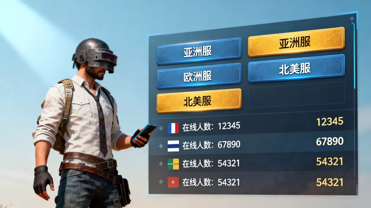 刺激战场到底有哪些服务器可以选呢,哪个服务器人最多? 刺激战场到底有哪些服务器可以选呢,哪个服务器人最多?