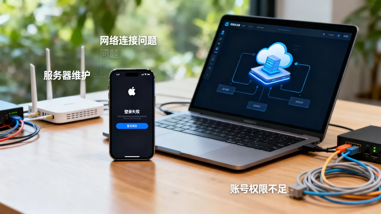苹果id登录云服务器失败是什么原因,怎么解决? 苹果id登录云服务器失败是什么原因,怎么解决?