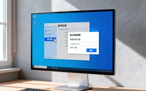 如何在控制面板设置备份保留周期，备份保留周期怎么设置？