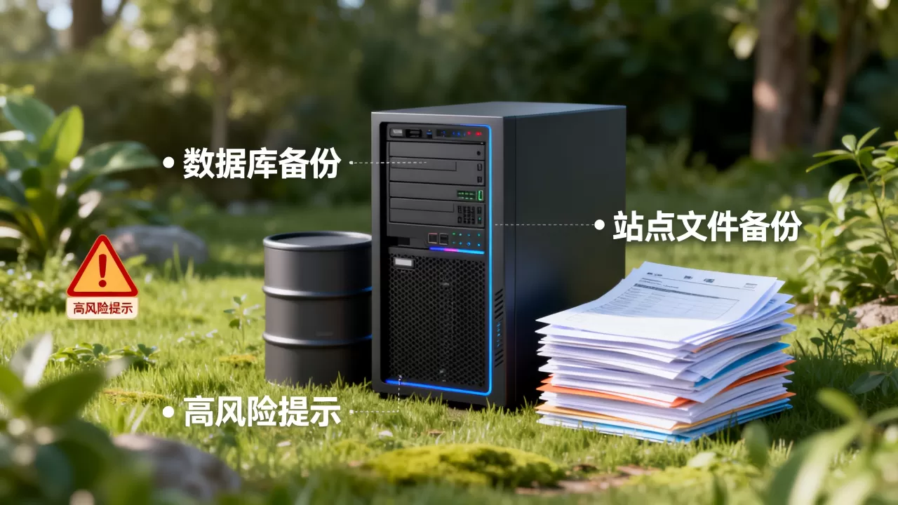 只备份数据库忽略站点文件为何高风险,网站备份怎么做? 只备份数据库忽略站点文件为何高风险,网站备份怎么做?