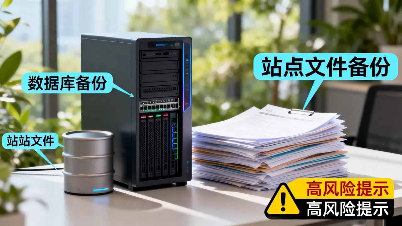 只备份数据库忽略站点文件为何高风险,网站备份怎么做? 只备份数据库忽略站点文件为何高风险,网站备份怎么做?
