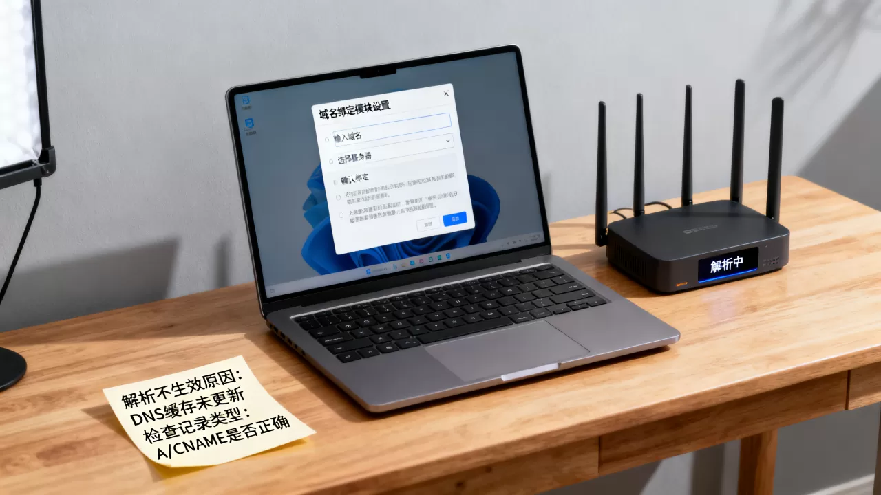域名绑定模块怎么设置,域名解析不生效什么原因? 域名绑定模块怎么设置,域名解析不生效什么原因?