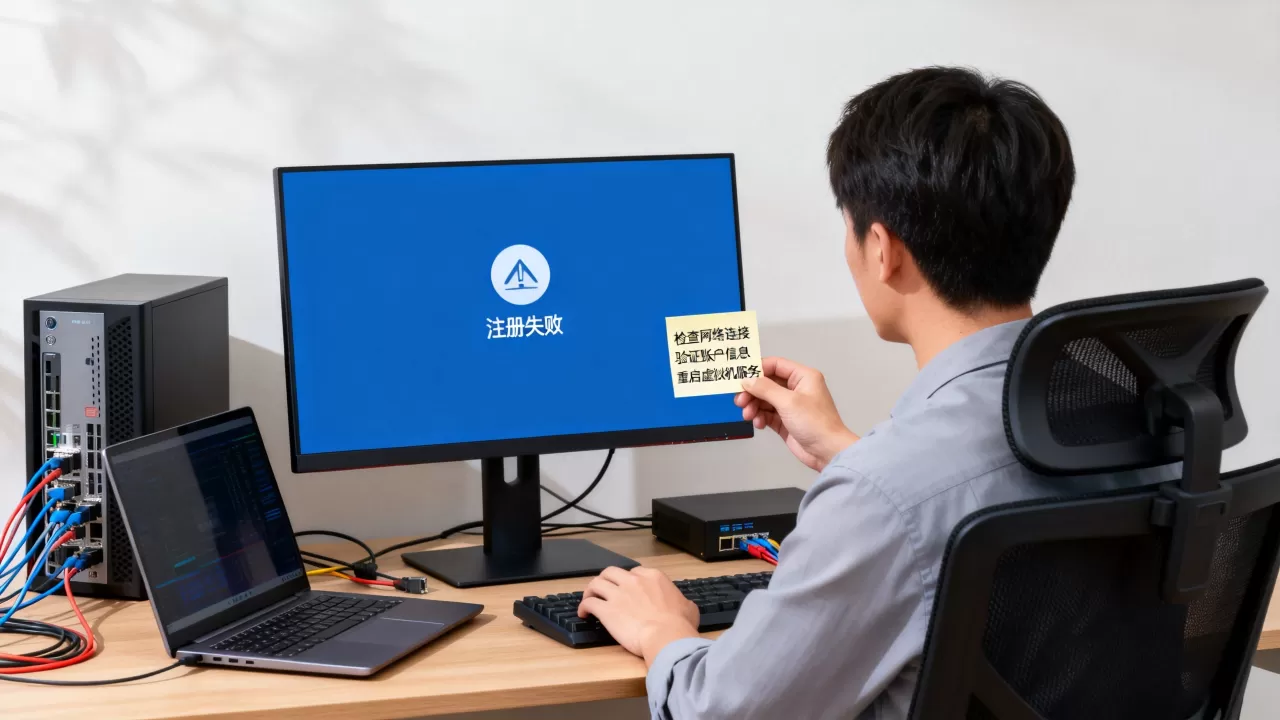 虚拟机注册失败怎么解决,注册失败原因有哪些? 虚拟机注册失败怎么解决,注册失败原因有哪些?