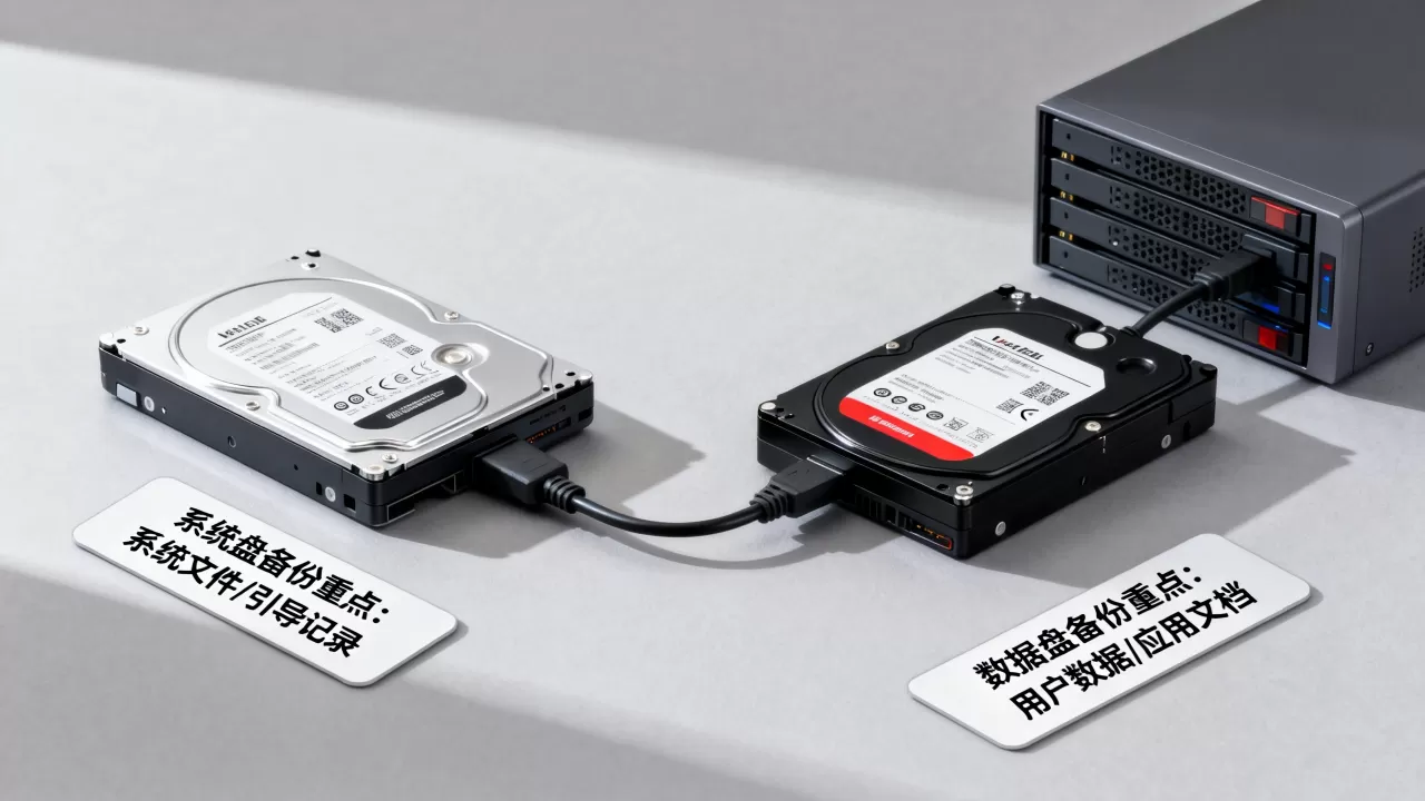 系统盘与数据盘备份保护重点有何不同,备份系统盘还是数据盘 系统盘与数据盘备份保护重点有何不同,备份系统盘还是数据盘