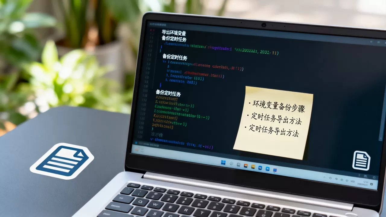 重装系统前如何导出环境变量与定时任务,怎么备份环境变量 重装系统前如何导出环境变量与定时任务,怎么备份环境变量