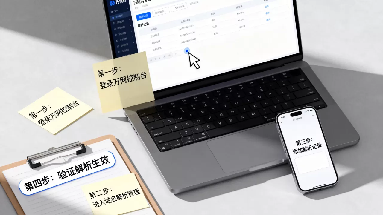 万网域名解析步骤有哪些?,具体该怎么操作 万网域名解析步骤有哪些?,具体该怎么操作