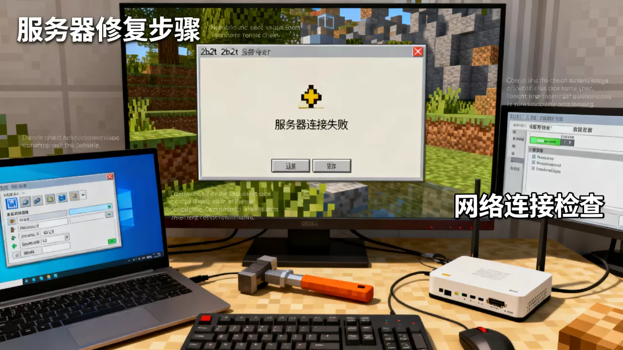 我的世界2b2t服务器坏了怎么修,2b2t服务器进不去怎么办 我的世界2b2t服务器坏了怎么修,2b2t服务器进不去怎么办