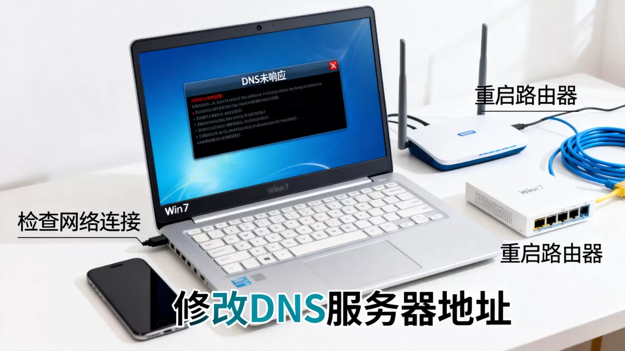 win7提示dns未响应怎么解决?,dns未响应是什么原因 win7提示dns未响应怎么解决?,dns未响应是什么原因