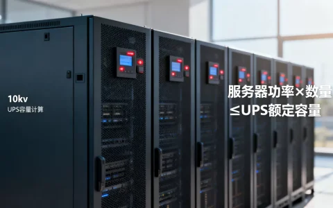 10kv UPS能供多少台服务器，怎么计算？