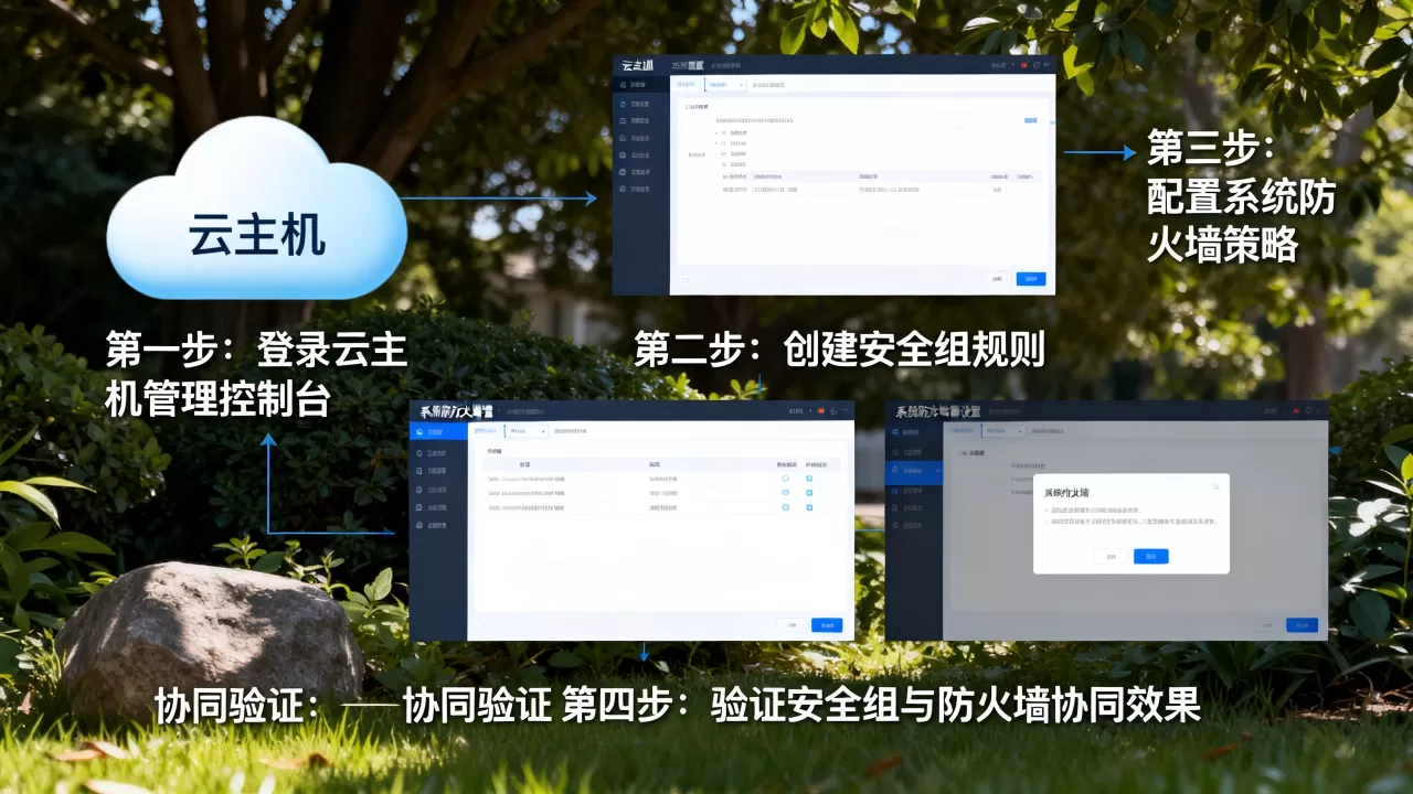 如何实现云主机安全组与系统防火墙协同,配置步骤是什么? 如何实现云主机安全组与系统防火墙协同,配置步骤是什么?