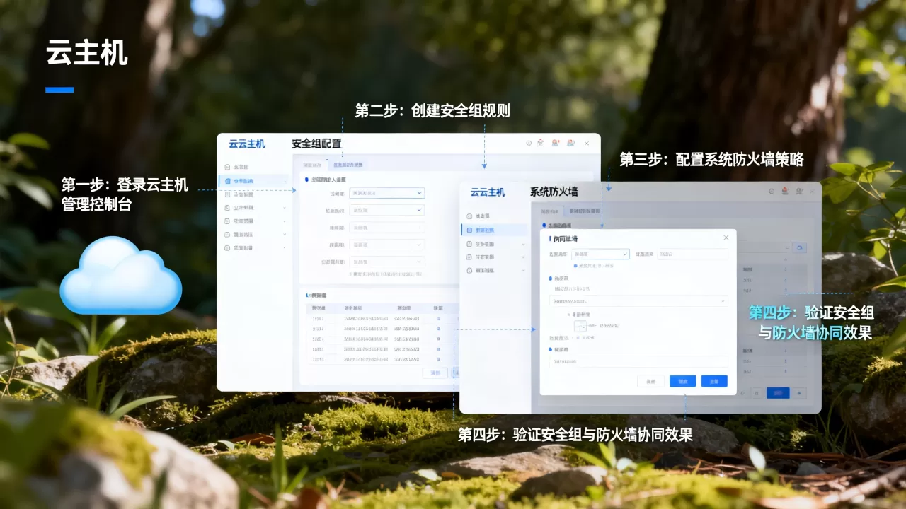 如何实现云主机安全组与系统防火墙协同,配置步骤是什么? 如何实现云主机安全组与系统防火墙协同,配置步骤是什么?