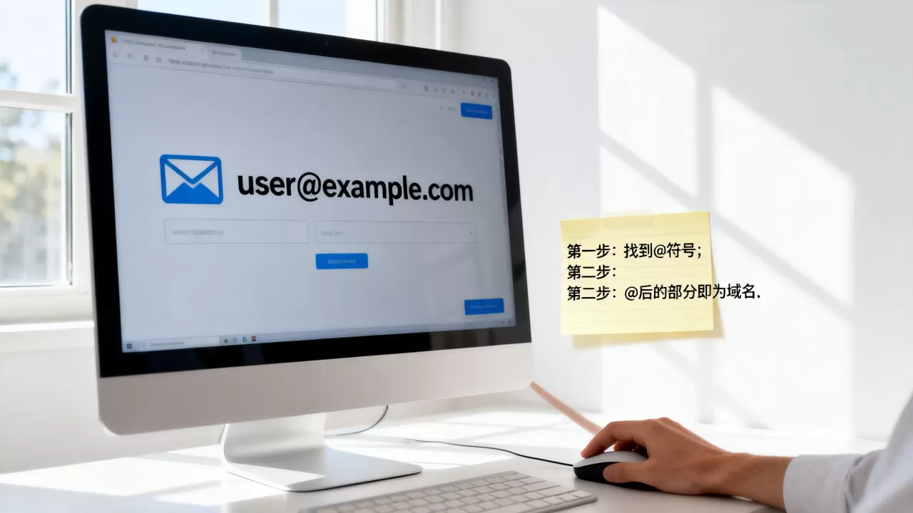 如何从邮箱地址中快速提取域名,邮箱域名怎么查看? 如何从邮箱地址中快速提取域名,邮箱域名怎么查看?
