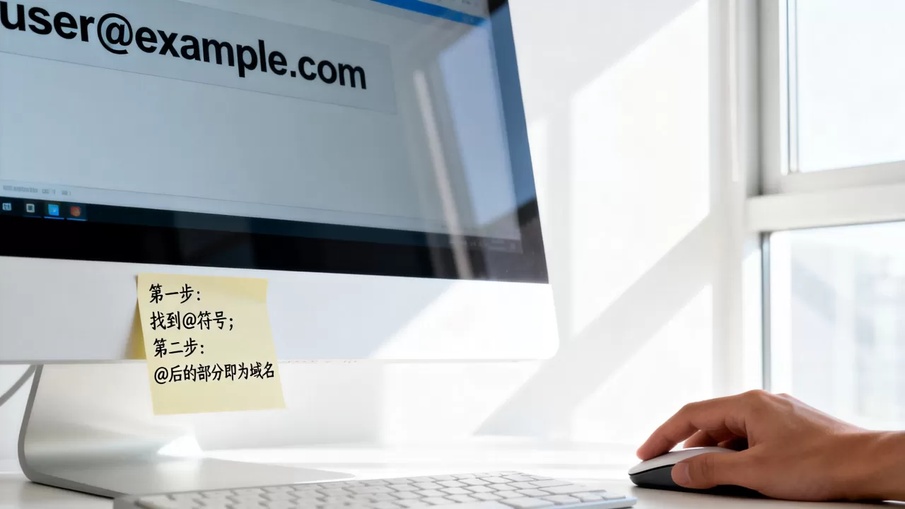 如何从邮箱地址中快速提取域名,邮箱域名怎么查看? 如何从邮箱地址中快速提取域名,邮箱域名怎么查看?