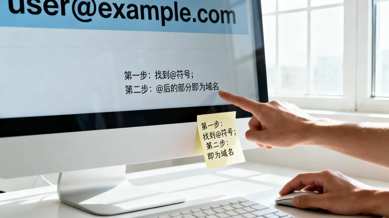 如何从邮箱地址中快速提取域名,邮箱域名怎么查看? 如何从邮箱地址中快速提取域名,邮箱域名怎么查看?