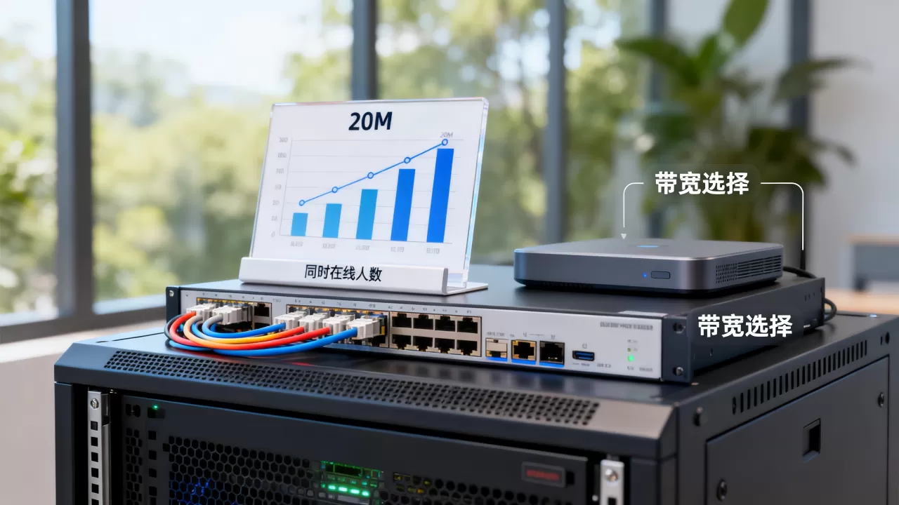 20M网速服务器能支持多少人同时在线?,服务器带宽怎么选择 20M网速服务器能支持多少人同时在线?,服务器带宽怎么选择