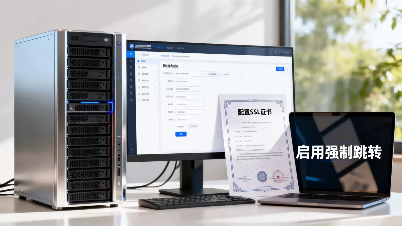 如何为网站服务配置证书并强制跳转加密连接,怎么操作? 如何为网站服务配置证书并强制跳转加密连接,怎么操作?