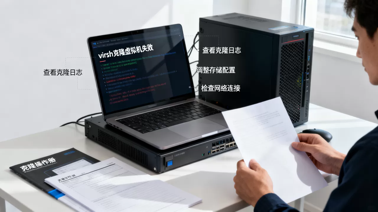 virsh克隆虚拟机失败怎么办?,虚拟机克隆报错解决方法 virsh克隆虚拟机失败怎么办?,虚拟机克隆报错解决方法