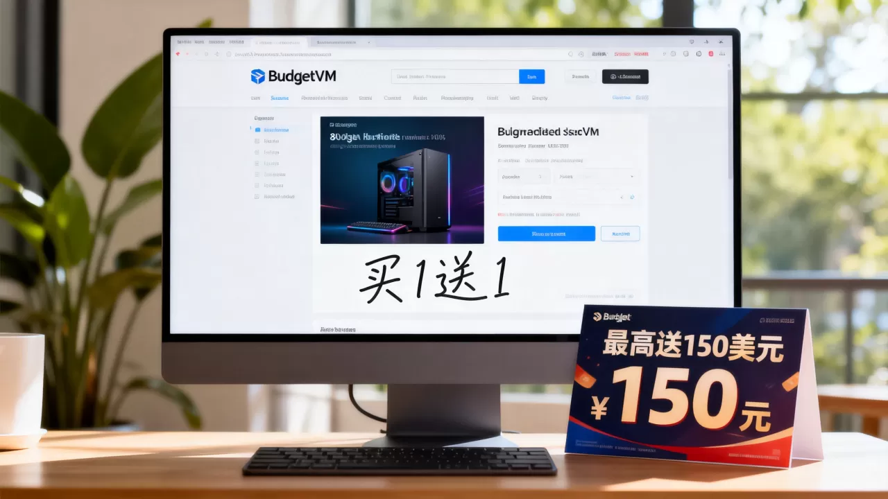 budgetvm买1送1是真的吗,最高送150美元怎么领? budgetvm买1送1是真的吗,最高送150美元怎么领?