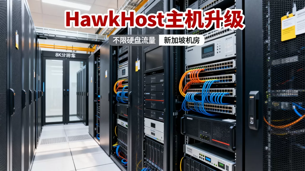 HawkHost主机升级后不限硬盘流量吗,新加坡机房怎么样 HawkHost主机升级后不限硬盘流量吗,新加坡机房怎么样
